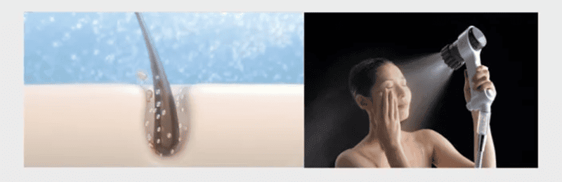 毛穴の中の汚れも除去される。